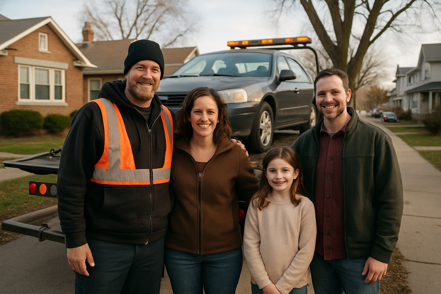Vehicle donation moment in Illinois